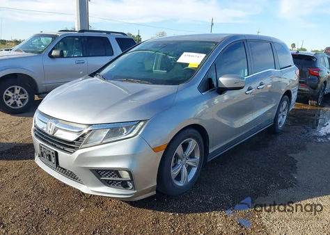 2020 Honda Odyssey Ex из США, поврежденный, VIN 5FNRL6H59LB064500